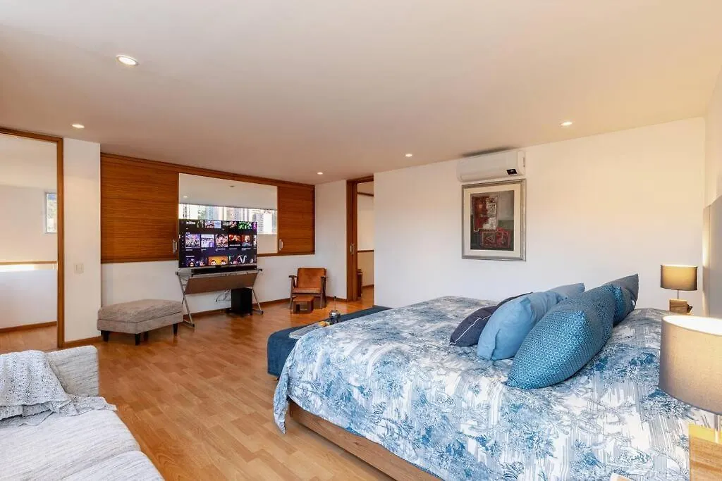 公寓 Double Master Provenza Penthouse, Home Gym&Offices 麦德林 哥伦比亚